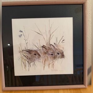 Vintage 1976 Framed Danish Art by Mad Stage - Signed